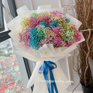 Bó hoa baby ngũ sắc khổng lồ_BH56