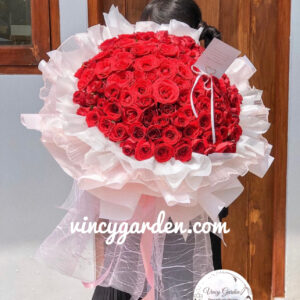 Bó hoa hồng đỏ tình yêu đẹp lộng lẫy tại Hà Nội_BHĐ6