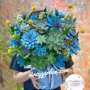 Hộp hoa sen đá đẹp chúc mừng sinh nhật tại quận Ba Đình Hà Nội_SĐ2