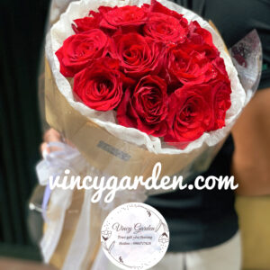Bó hoa hồng đỏ tặng bạn gái_HĐ5