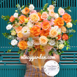 Giỏ hoa sinh nhật đẹp tại quận Cầu Giấy_GHĐ1