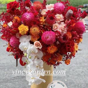 Bình hoa chúc mừng khai trương đẳng cấp , rực rỡ tại Hà Nội_BHKT1
