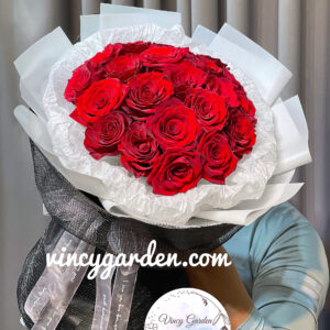 Bó hoa hồng đỏ nhập khẩu tặng bạn gái_TBG1