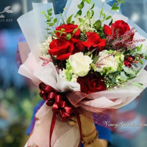 Bó hồng nhỏ xinh tươi thắm_BH17