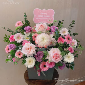 Vườn hoa xuân đua nở_LH24