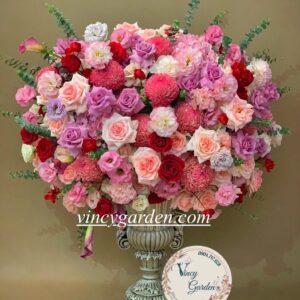 Bình hoa đẹp lãng mạn chúc mừng vợ nhân ngày 20/10_VC1