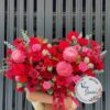 Giỏ hoa hồng đỏ rực rỡ , sang trọng tặng phái đẹp ngày 20/10_VC21