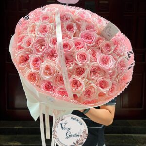 Bó hoa hồng Ohara khổng lồ tặng sinh nhật người yêu tại Vincy Garden
